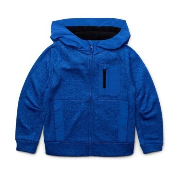 NEW XL (14-16) Husky Boy's Active Tech Zip Jacket w/ Hood - Picture 1 of 4